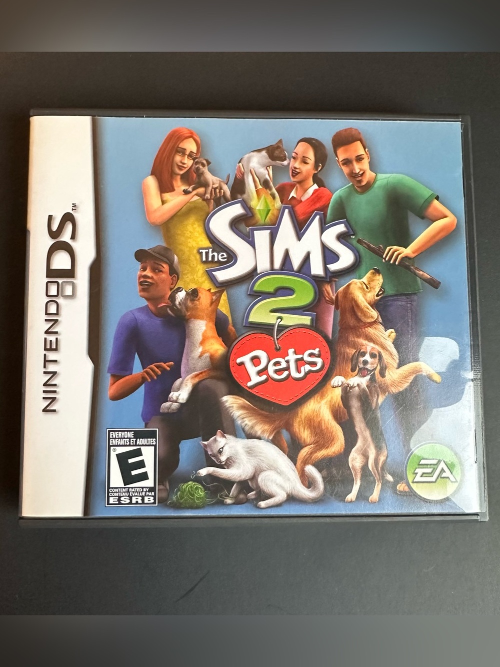 The Sims 2: Pets (Nintendo DS) Retro Video Game Case & Manual